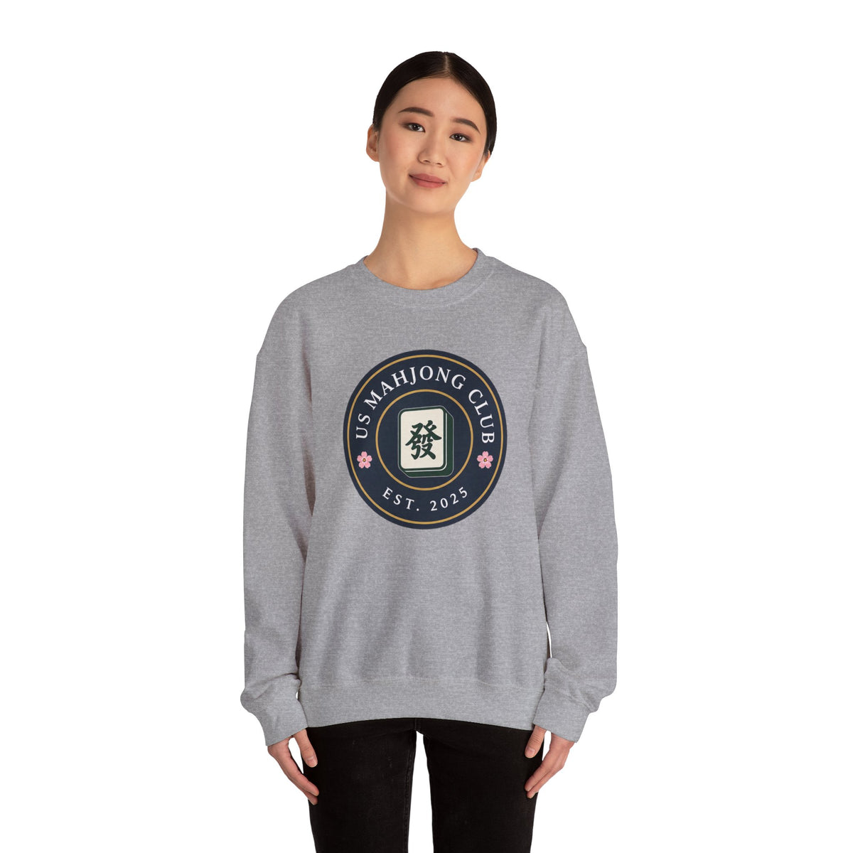 US Mahjong Club Badge Crewneck Sweatshirt