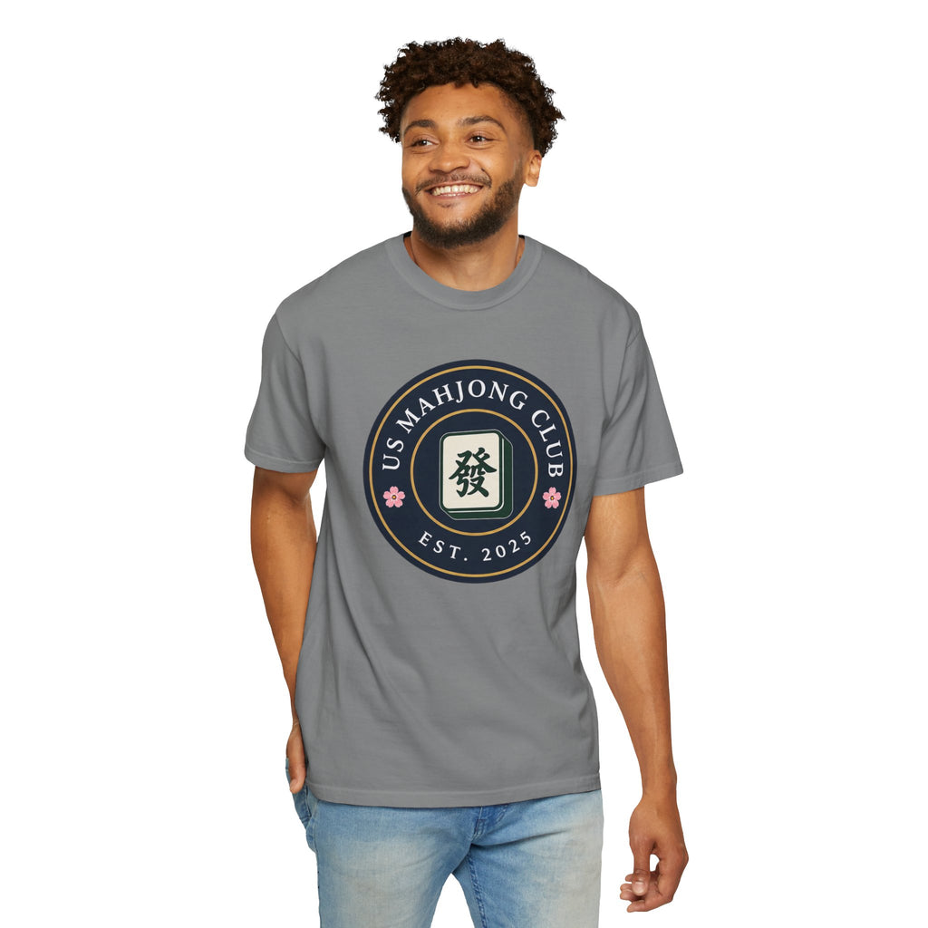 US Mahjong Club Badge T-Shirt