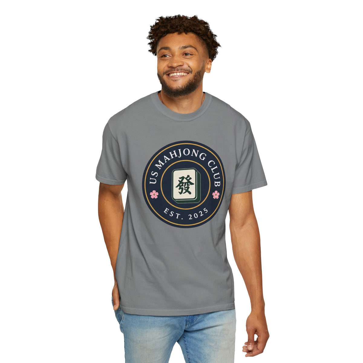 US Mahjong Club Badge T-Shirt