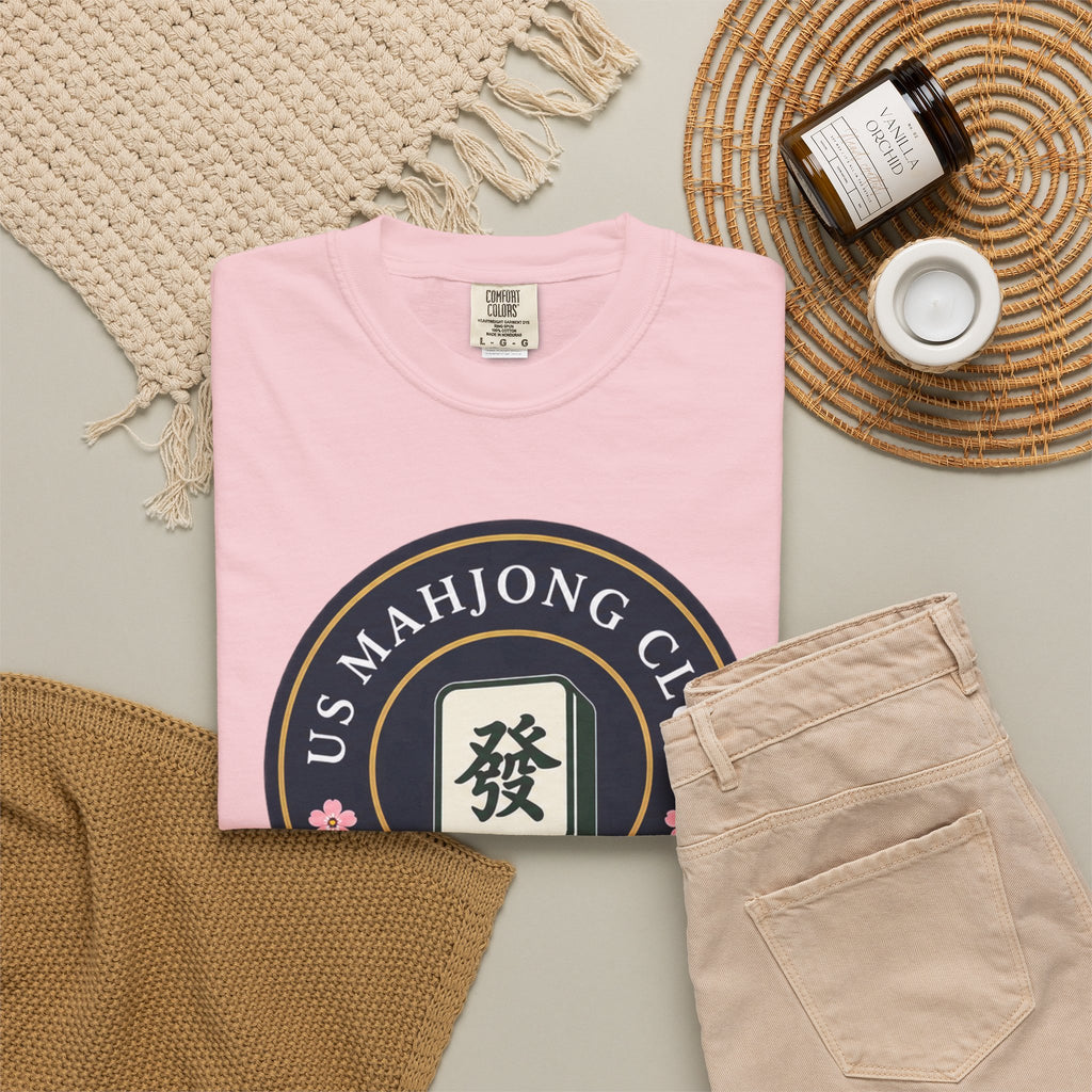 US Mahjong Club Badge T-Shirt