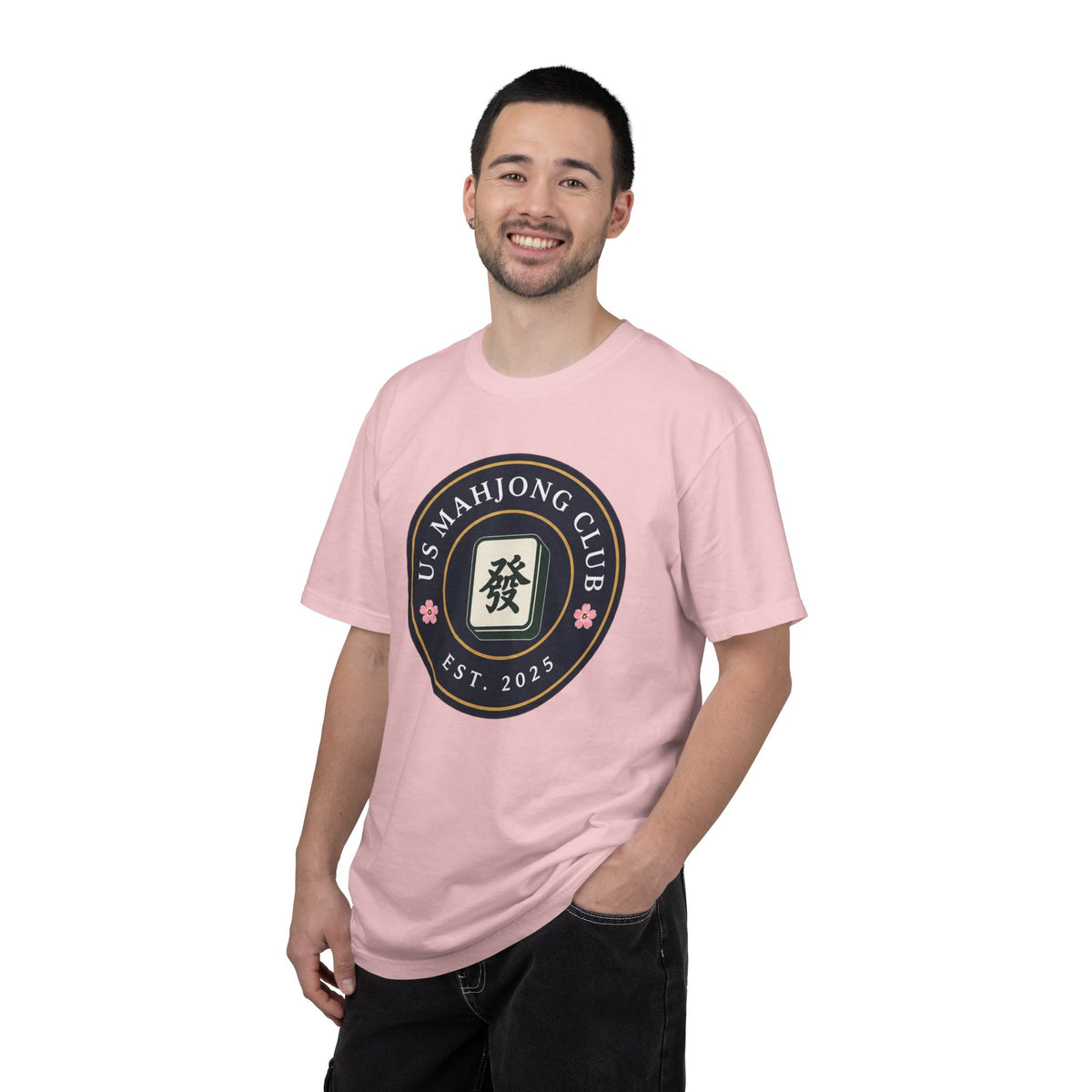 US Mahjong Club Badge T-Shirt