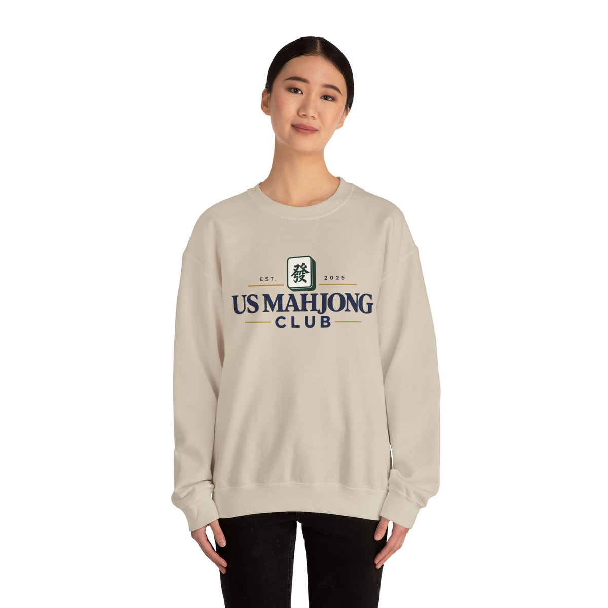 US Mahjong Club Crewneck Sweatshirt
