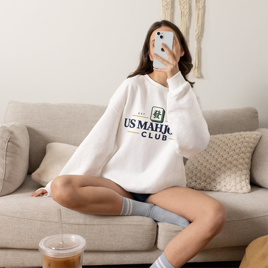 US Mahjong Club Crewneck Sweatshirt