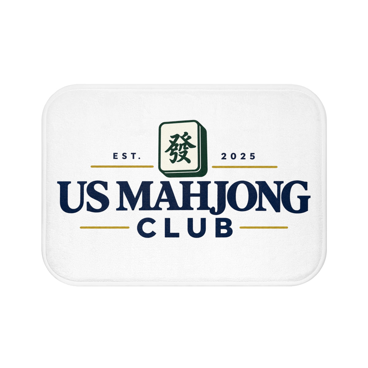 US Mahjong Club Bath Mat