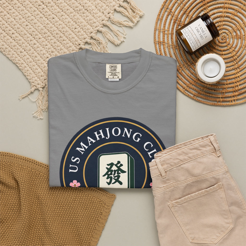 US Mahjong Club Badge T-Shirt