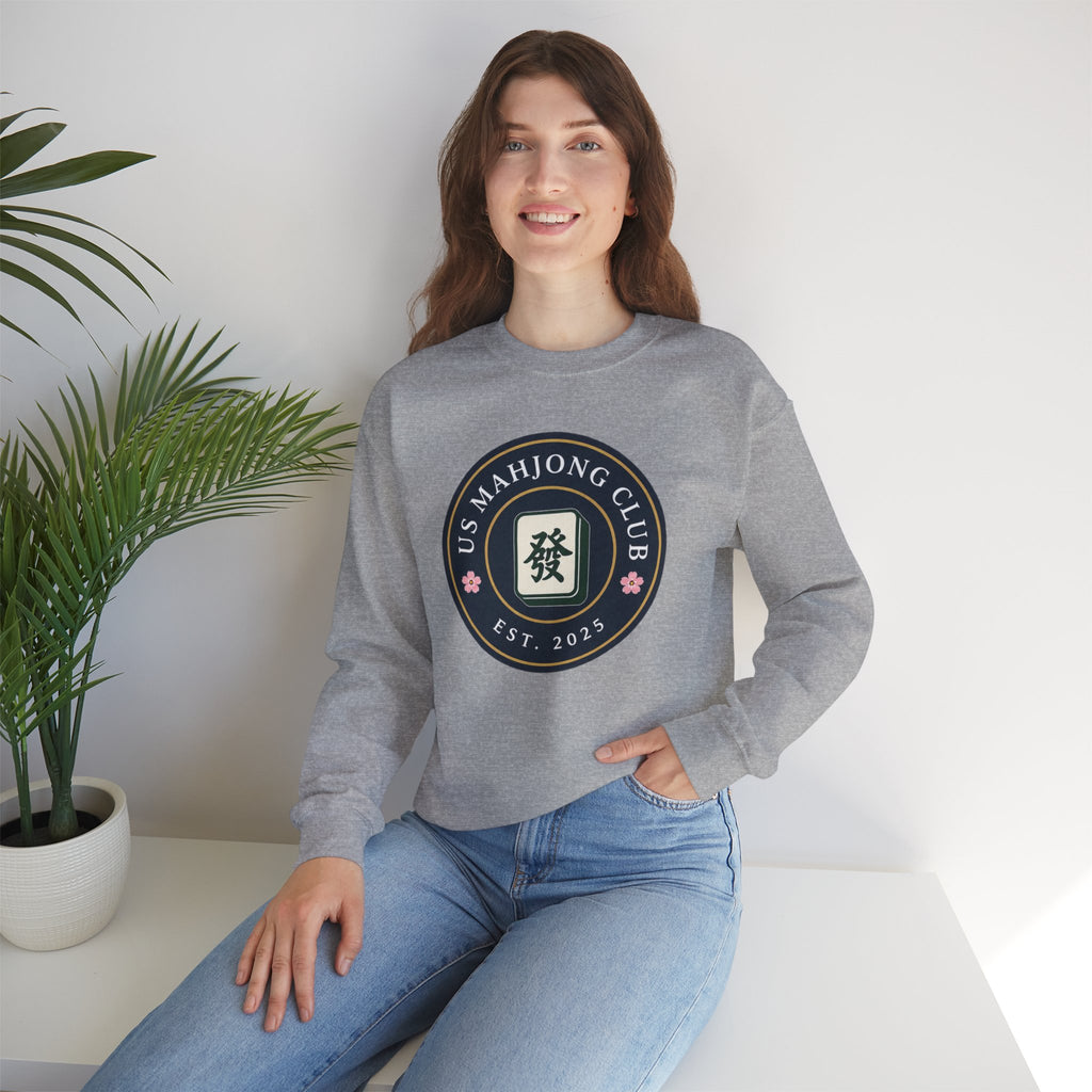 US Mahjong Club Badge Crewneck Sweatshirt