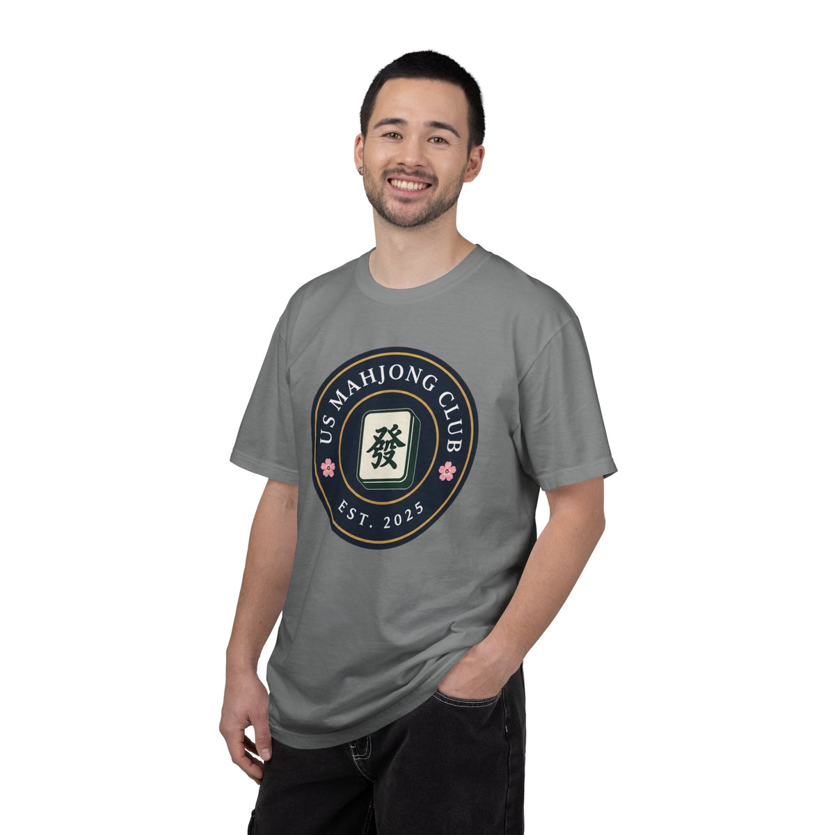 US Mahjong Club Badge T-Shirt