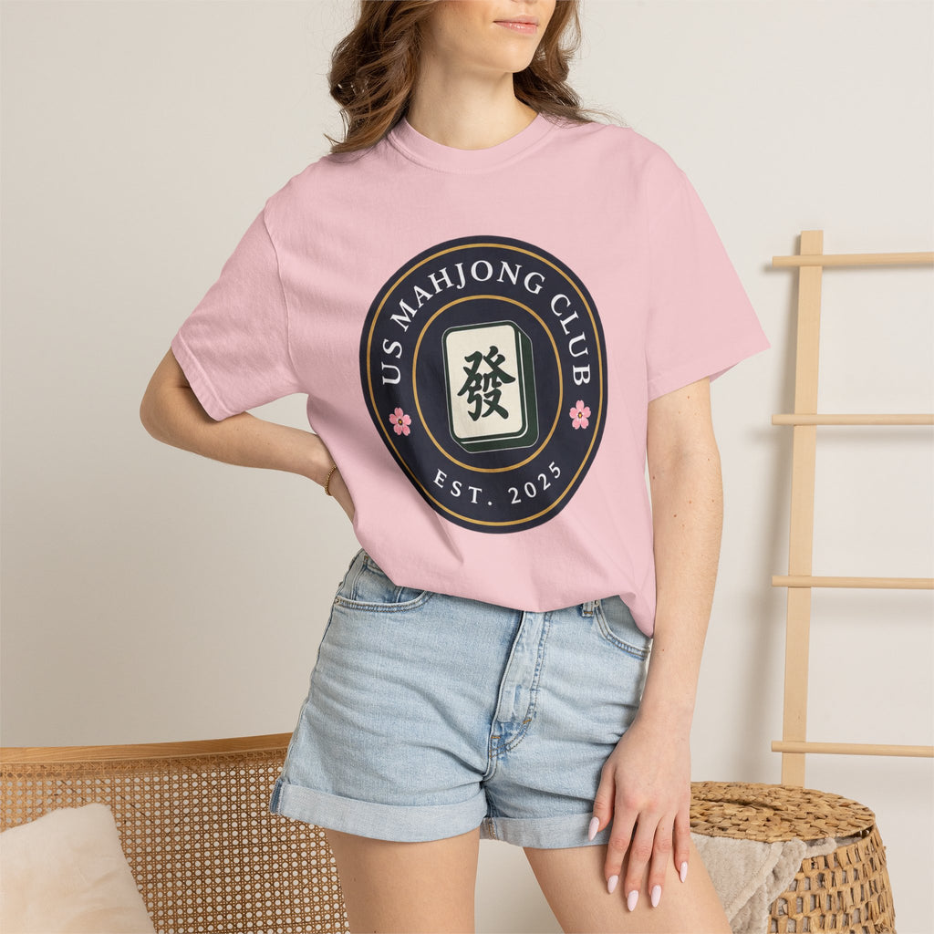US Mahjong Club Badge T-Shirt