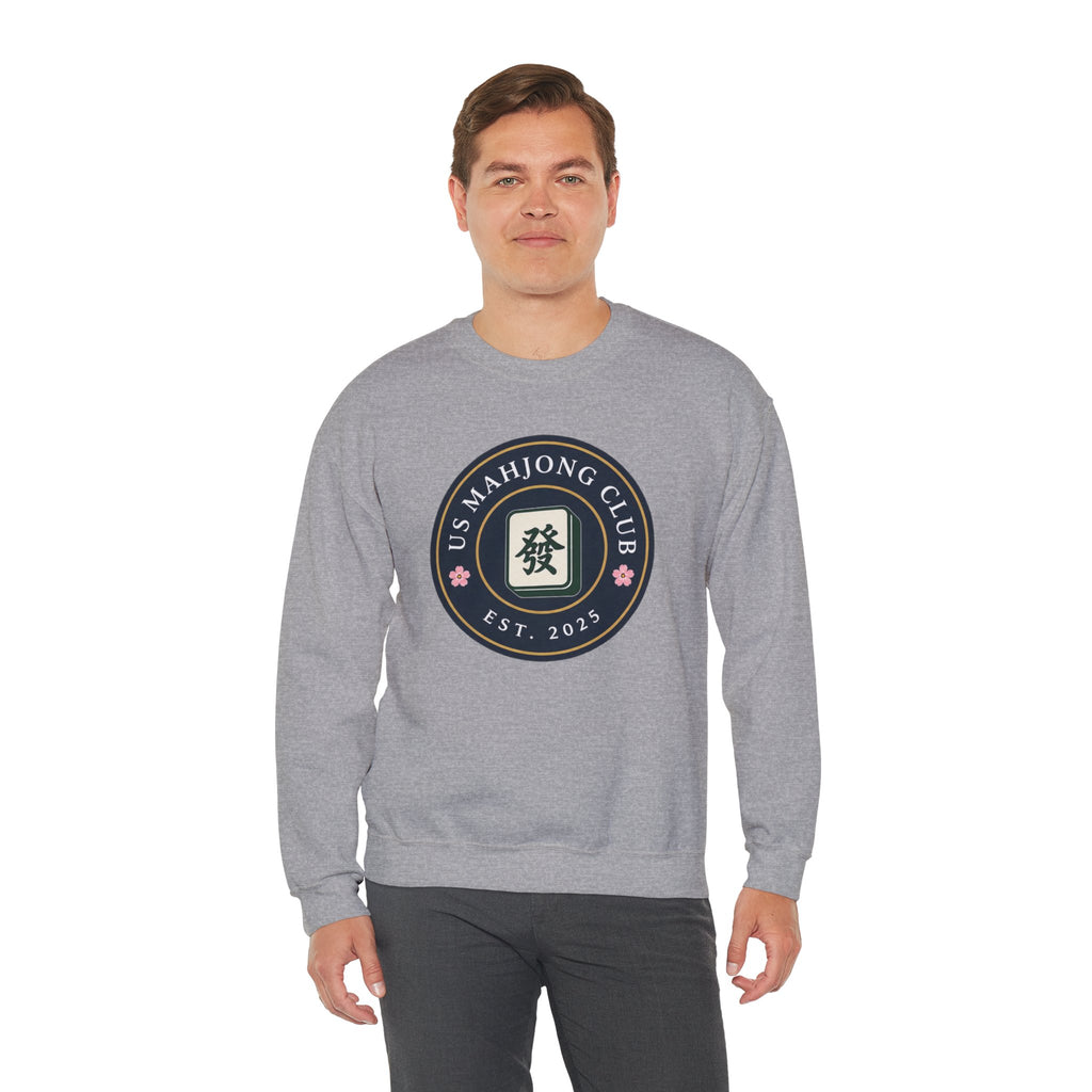 US Mahjong Club Badge Crewneck Sweatshirt