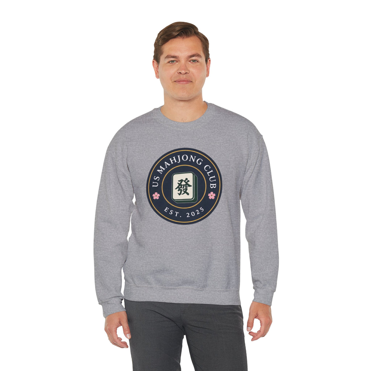 US Mahjong Club Badge Crewneck Sweatshirt