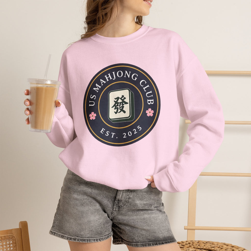 US Mahjong Club Badge Crewneck Sweatshirt
