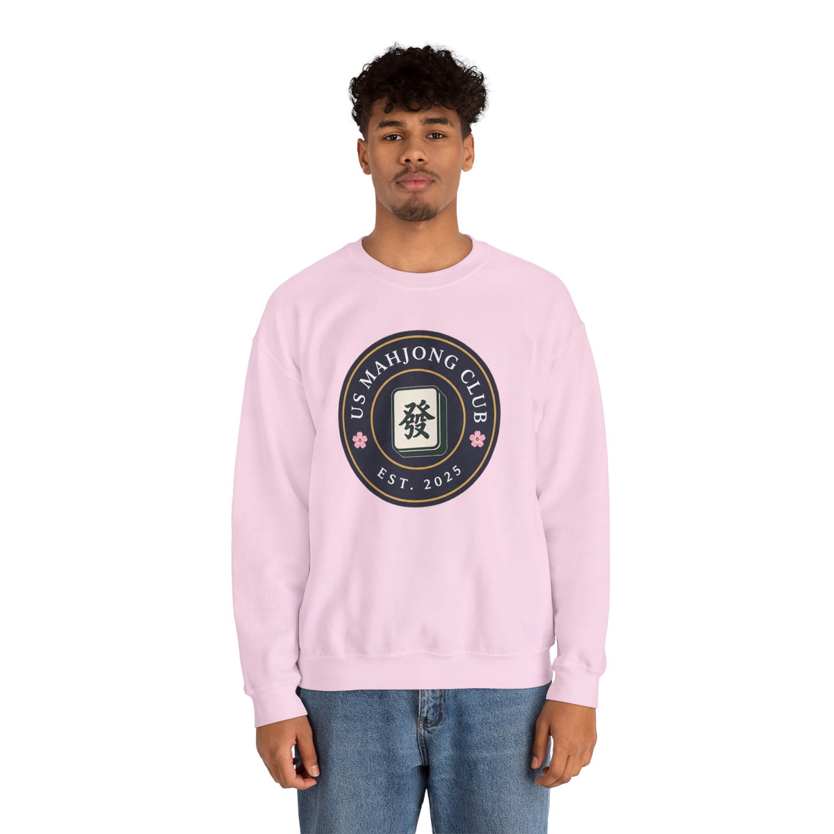 US Mahjong Club Badge Crewneck Sweatshirt
