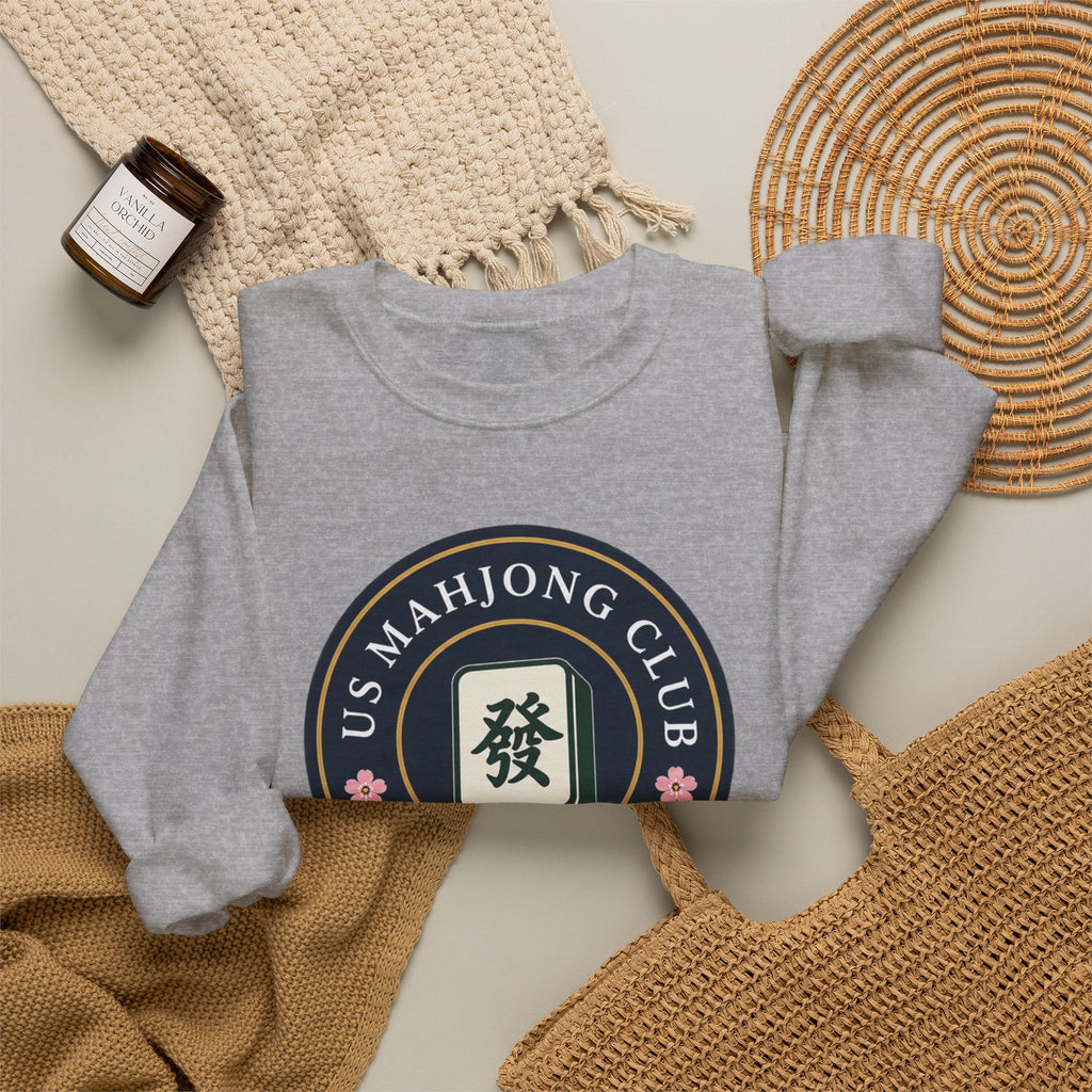 US Mahjong Club Badge Crewneck Sweatshirt