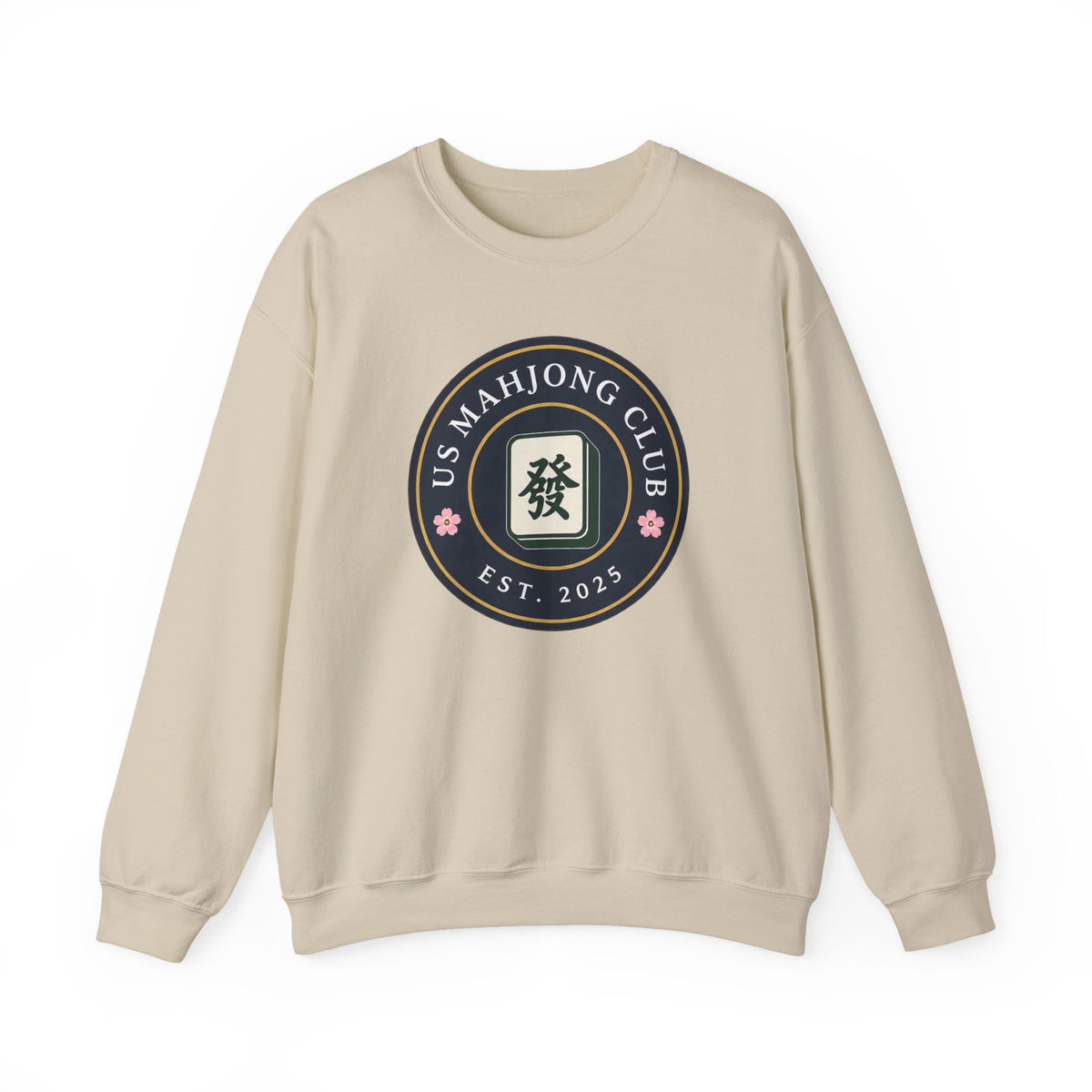 US Mahjong Club Badge Crewneck Sweatshirt