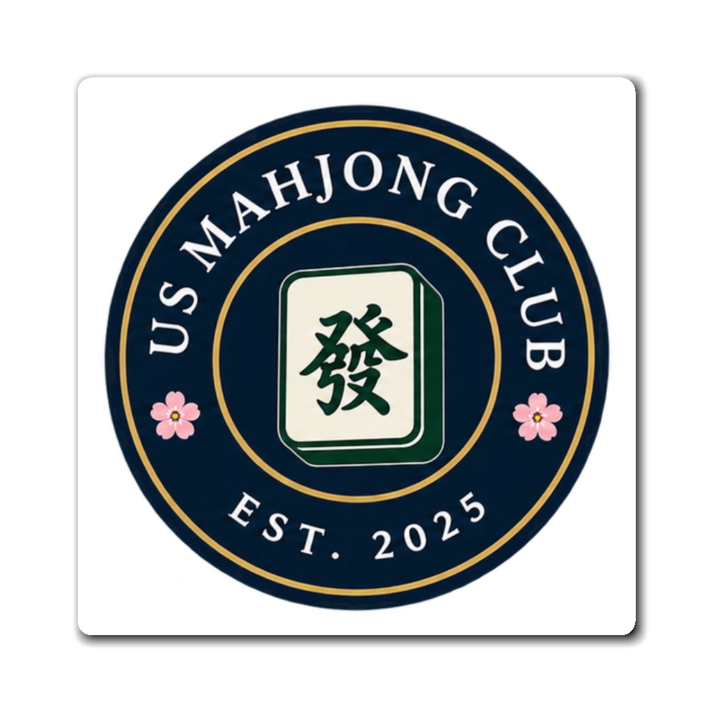 US Mahjong Club Refrigerator Magnet