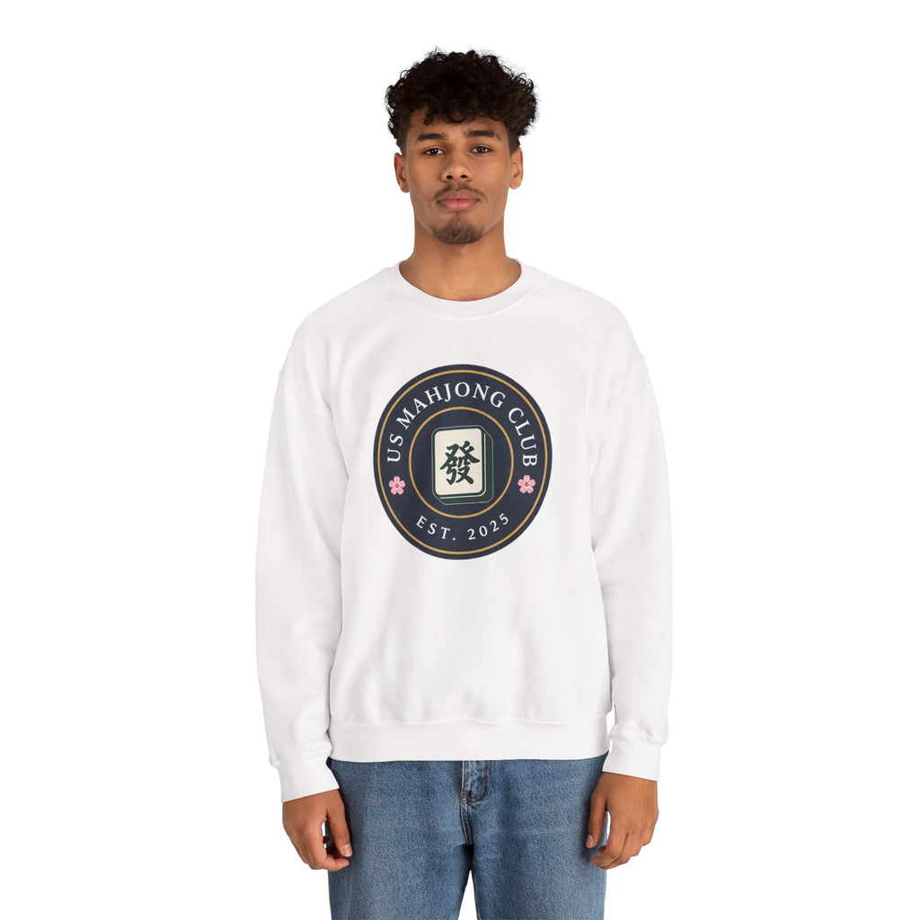US Mahjong Club Badge Crewneck Sweatshirt