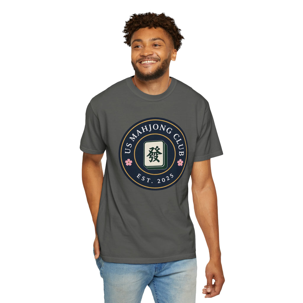 US Mahjong Club Badge T-Shirt