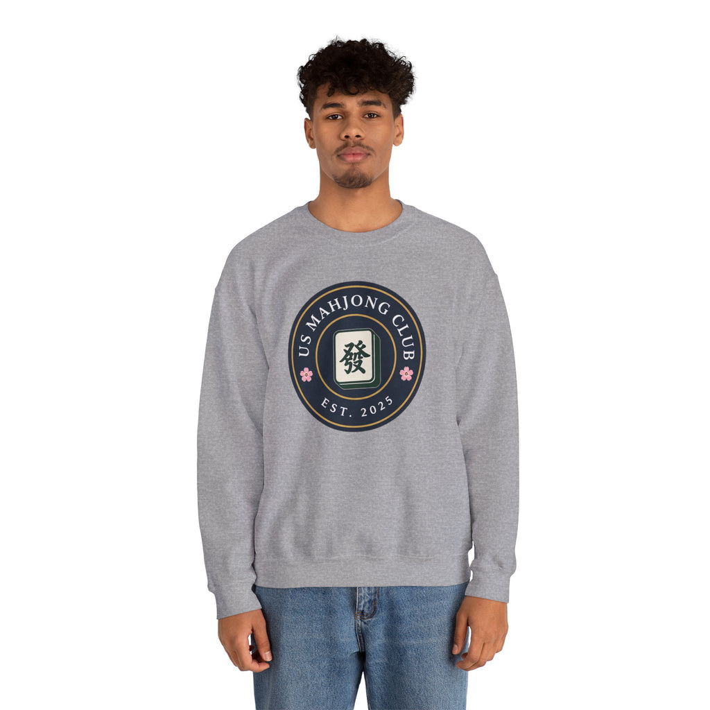 US Mahjong Club Badge Crewneck Sweatshirt
