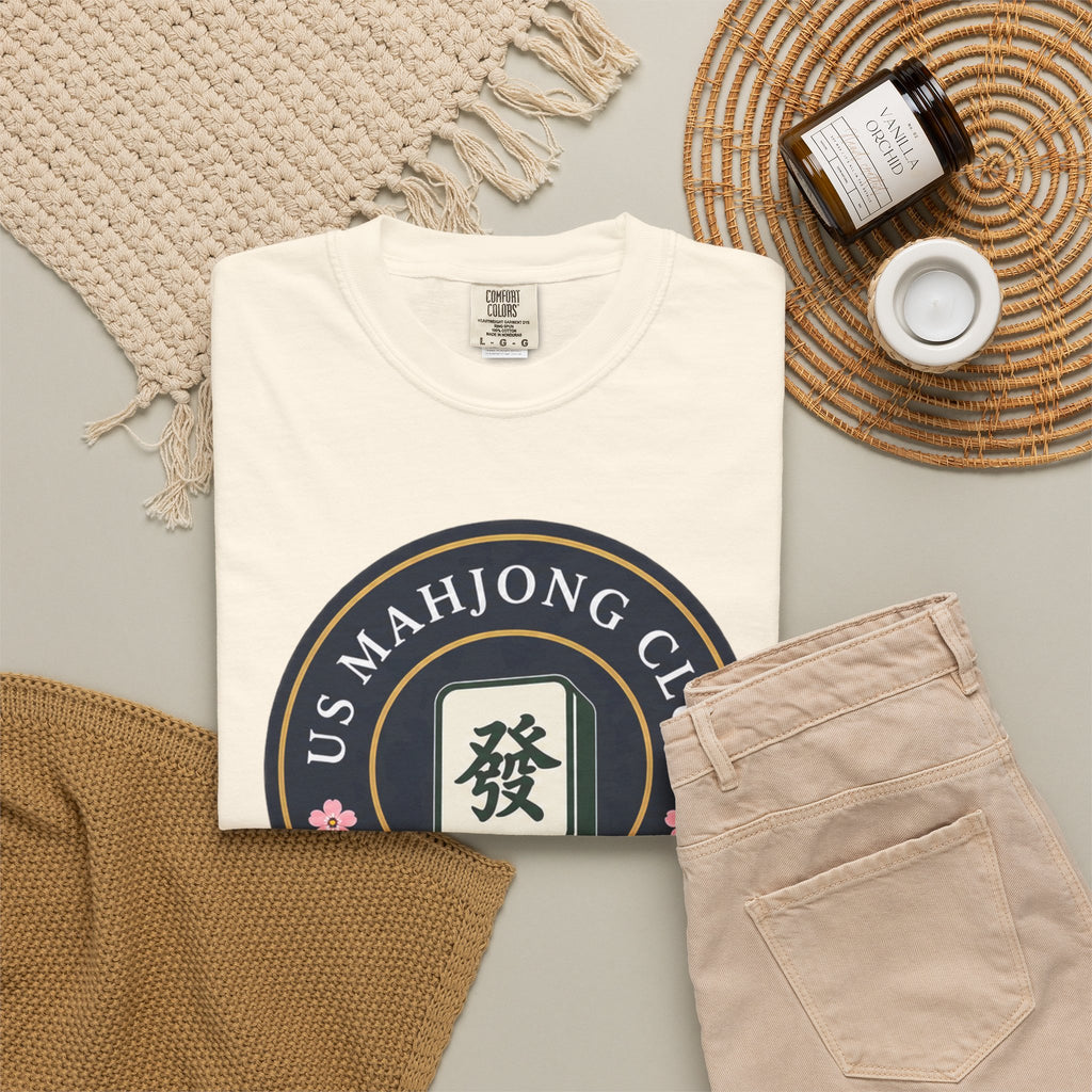 US Mahjong Club Badge T-Shirt