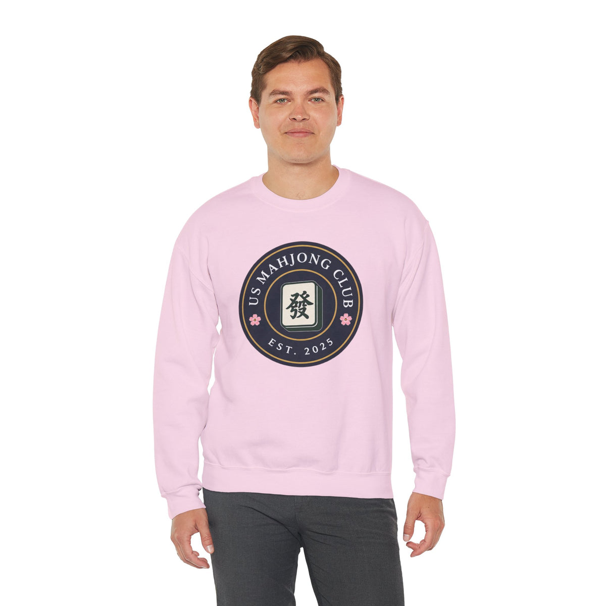 US Mahjong Club Badge Crewneck Sweatshirt