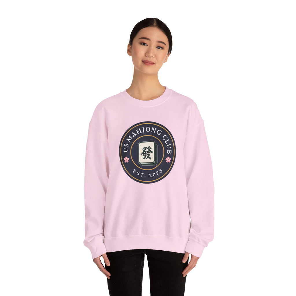 US Mahjong Club Badge Crewneck Sweatshirt