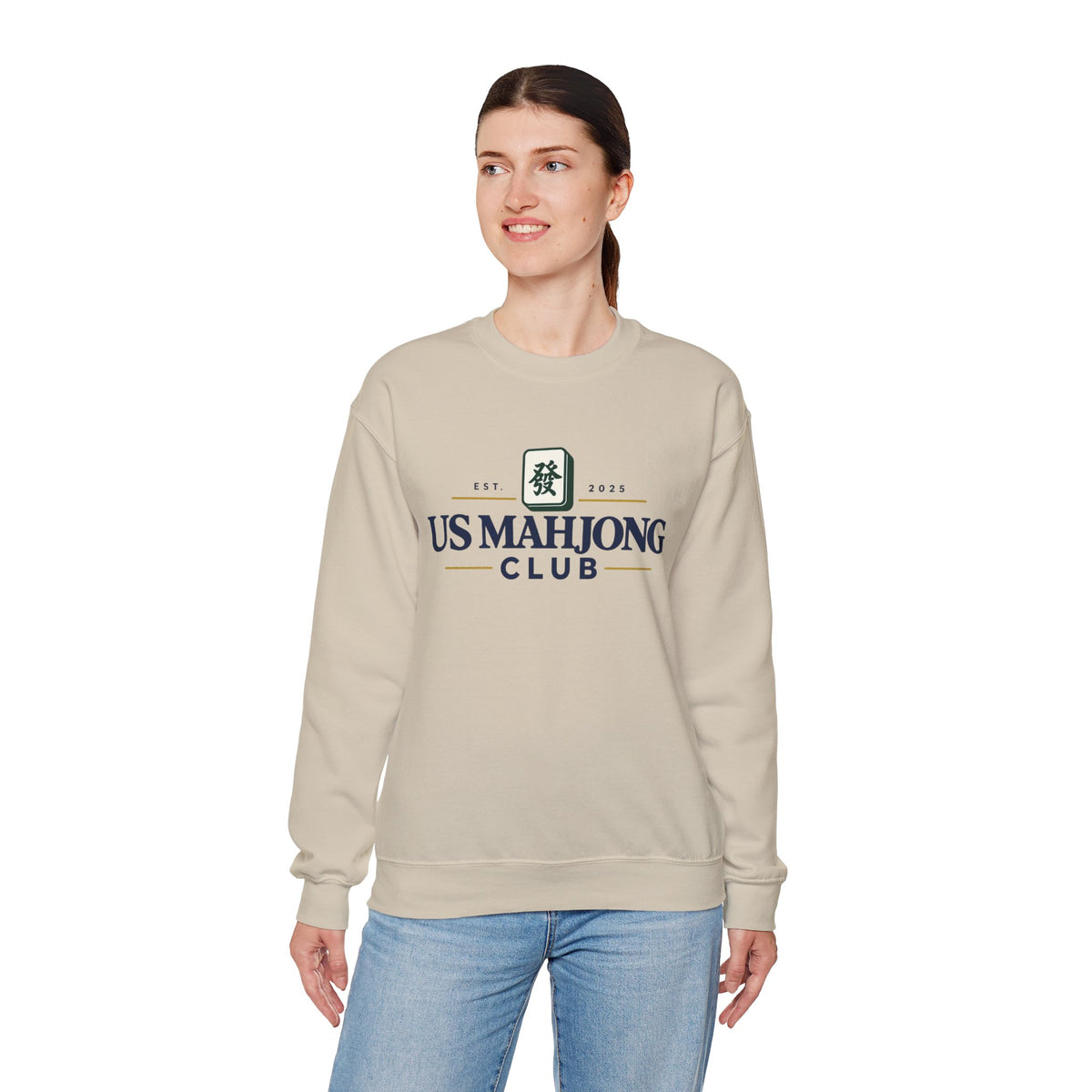 US Mahjong Club Crewneck Sweatshirt