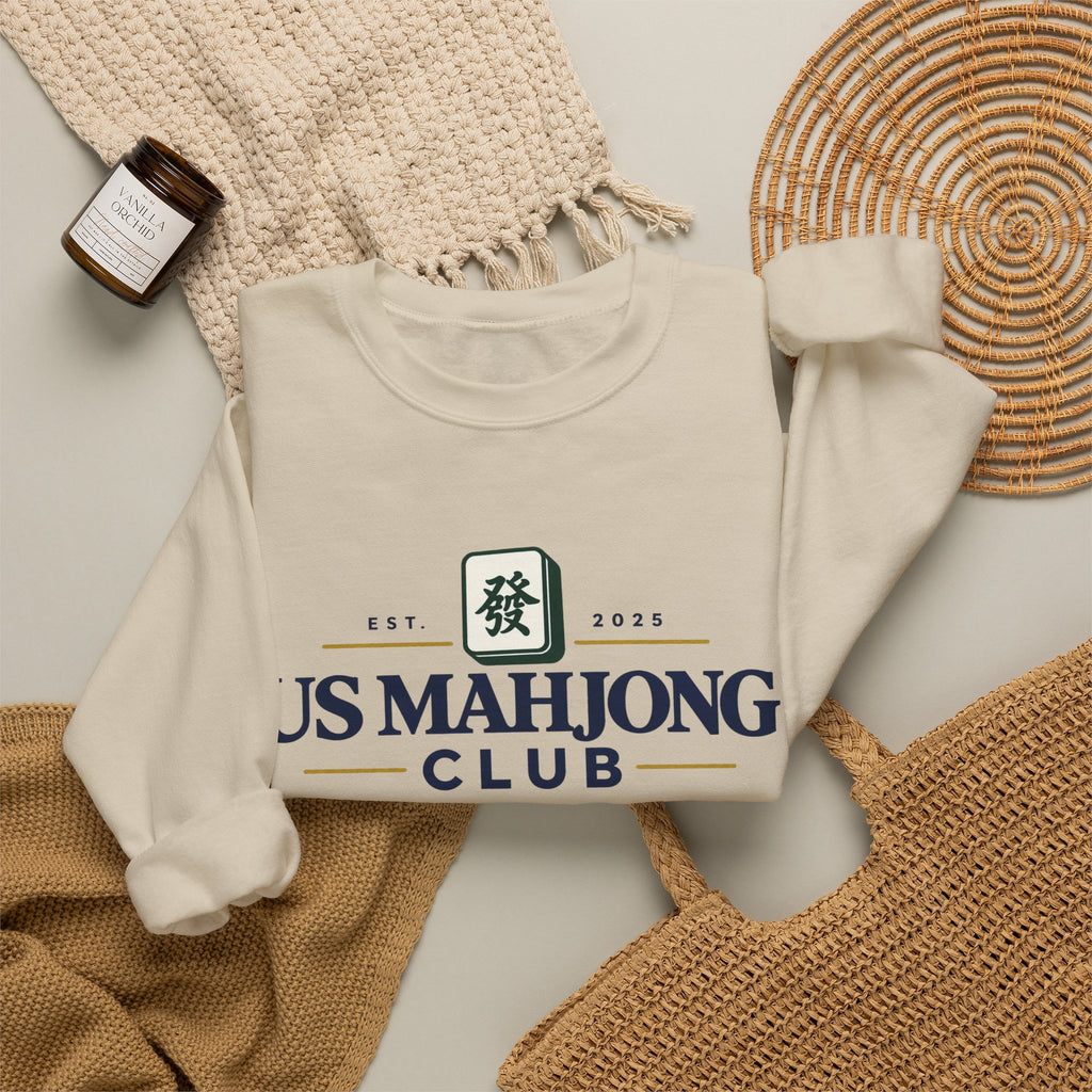 US Mahjong Club Crewneck Sweatshirt