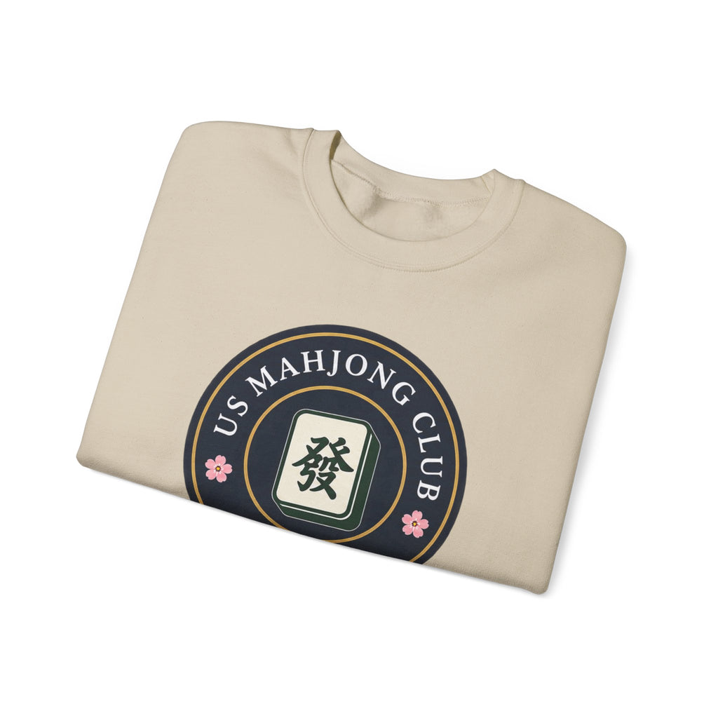 US Mahjong Club Badge Crewneck Sweatshirt