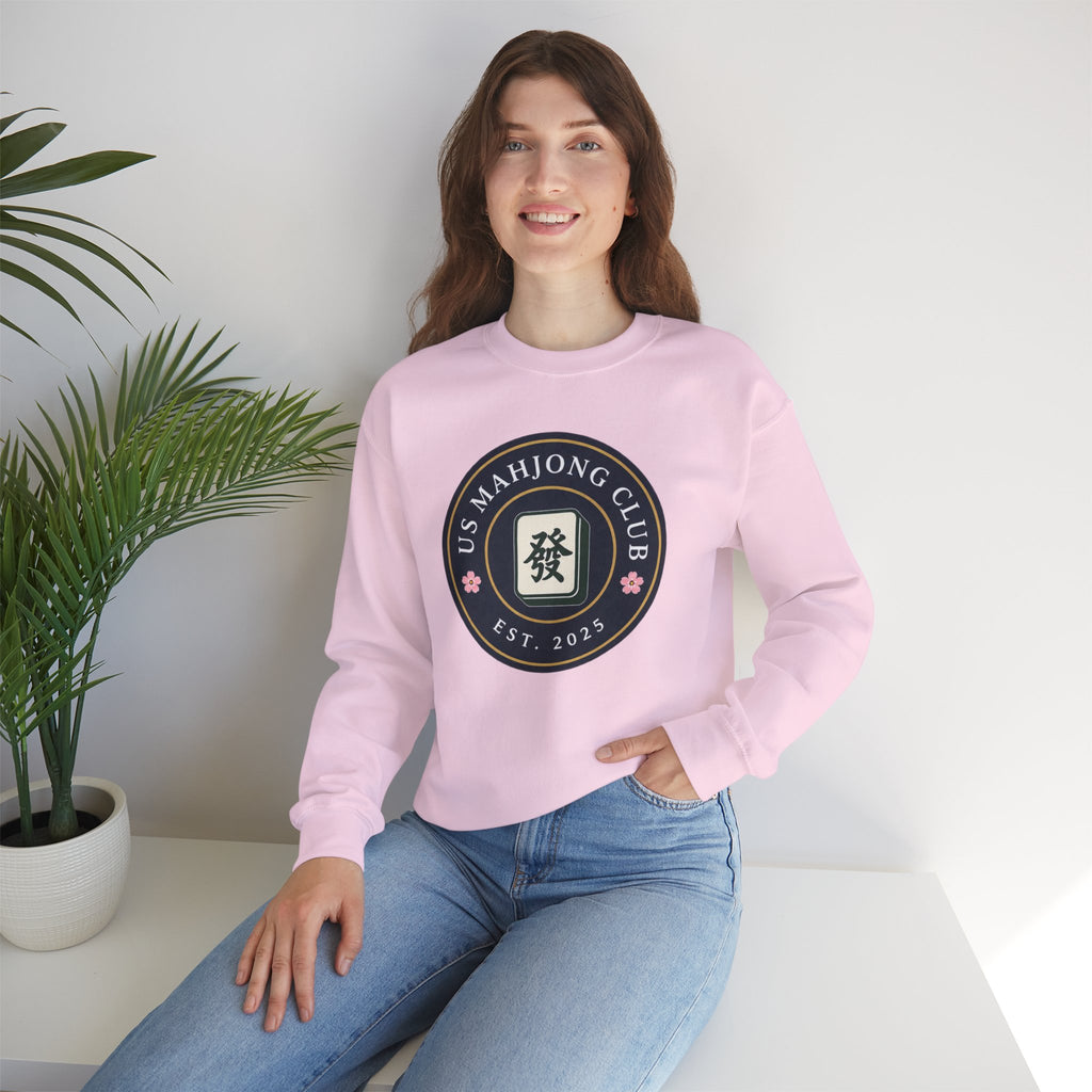 US Mahjong Club Badge Crewneck Sweatshirt