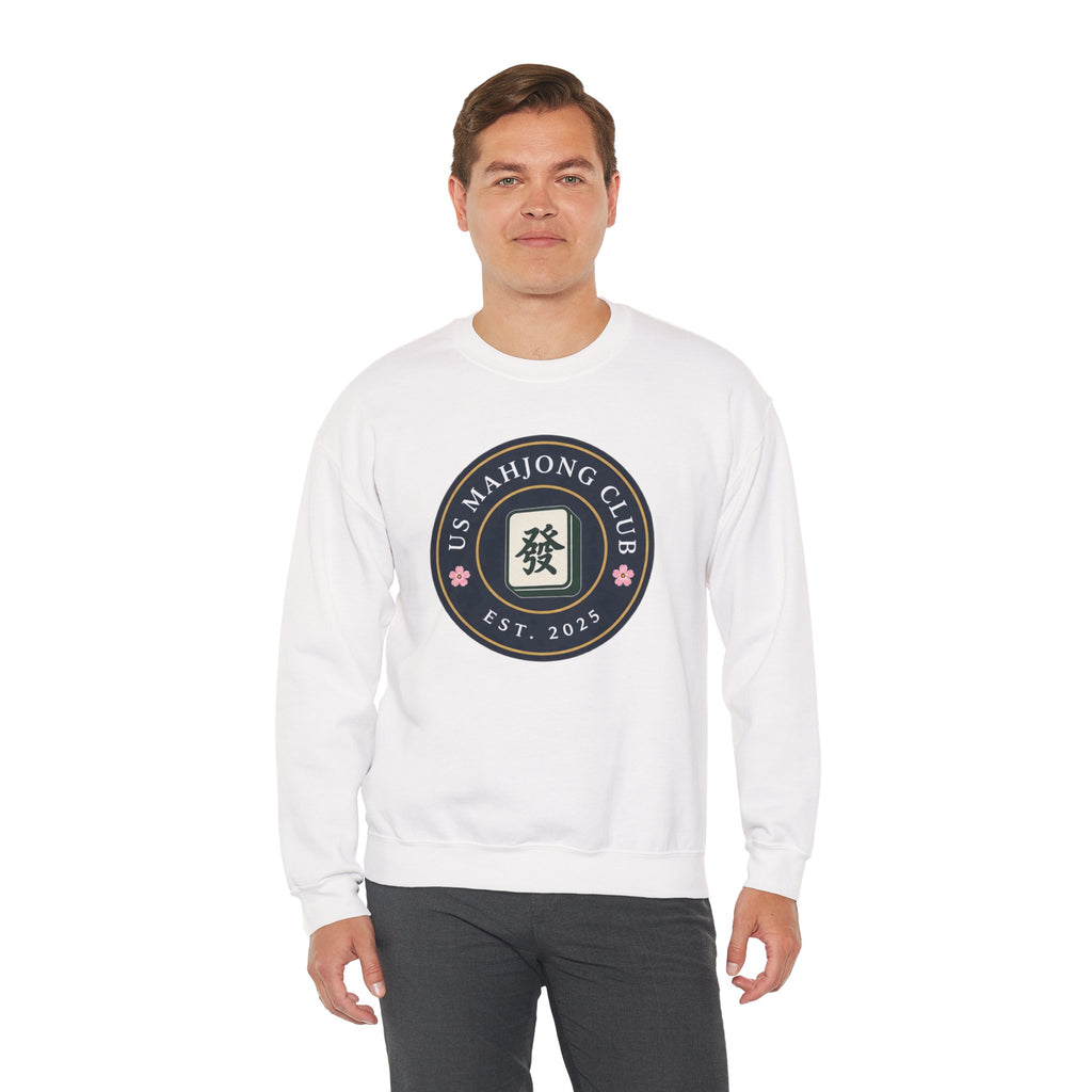 US Mahjong Club Badge Crewneck Sweatshirt