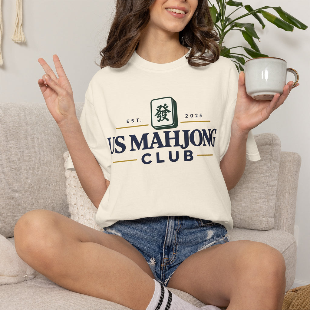 US Mahjong Club Graphic T-Shirt