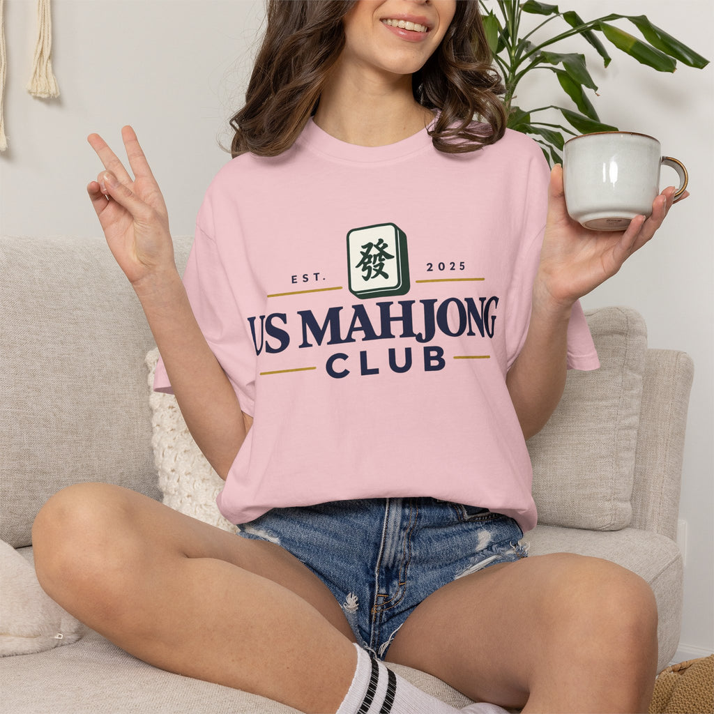 US Mahjong Club Graphic T-Shirt