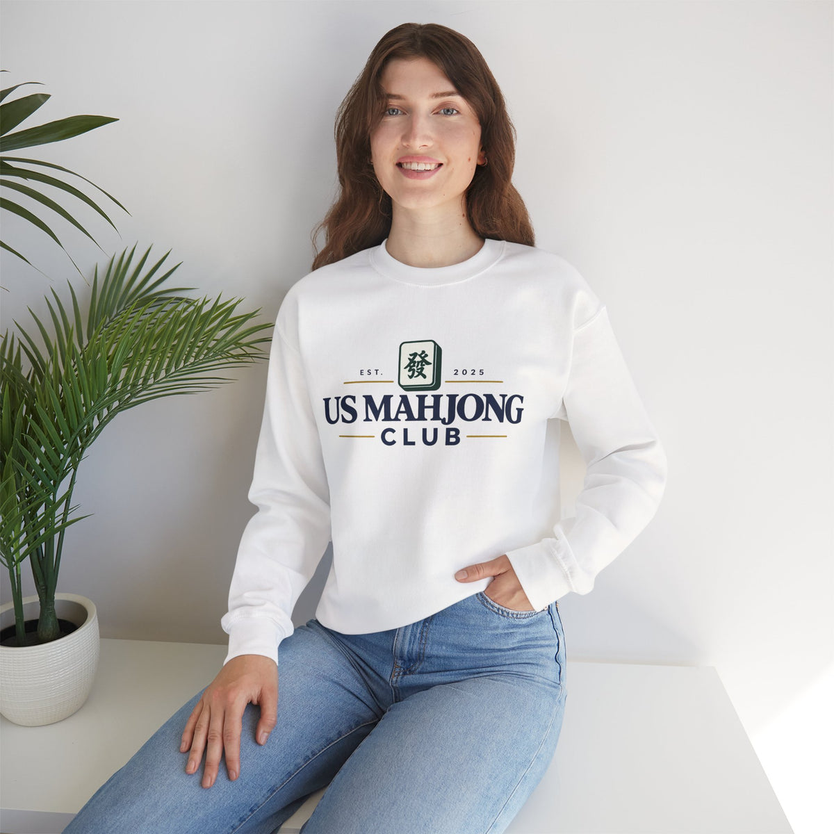 US Mahjong Club Crewneck Sweatshirt