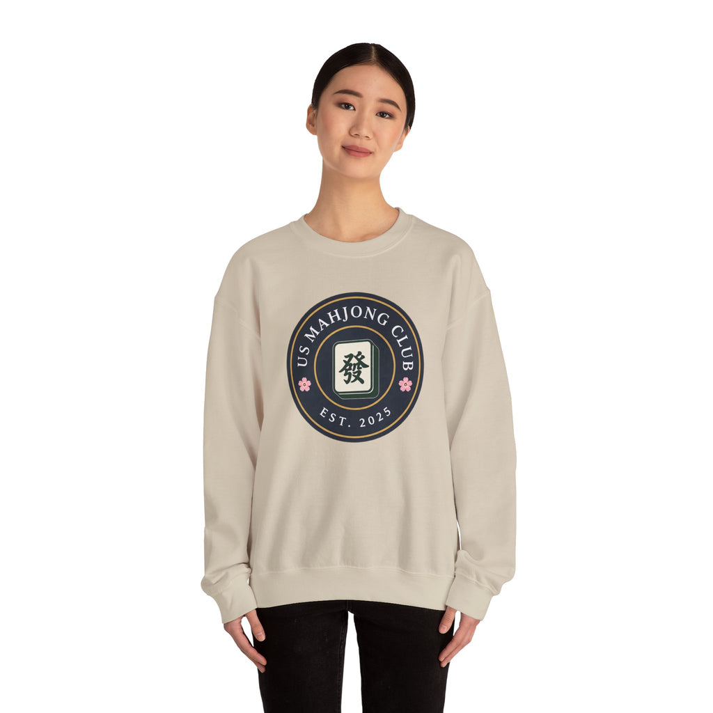 US Mahjong Club Badge Crewneck Sweatshirt