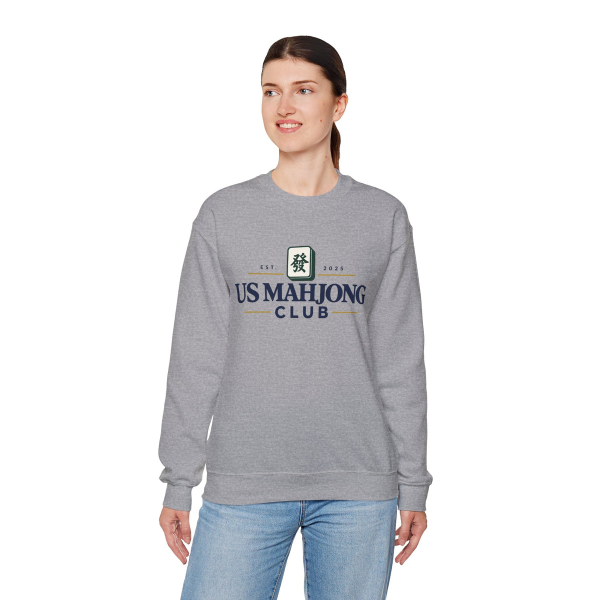 US Mahjong Club Crewneck Sweatshirt