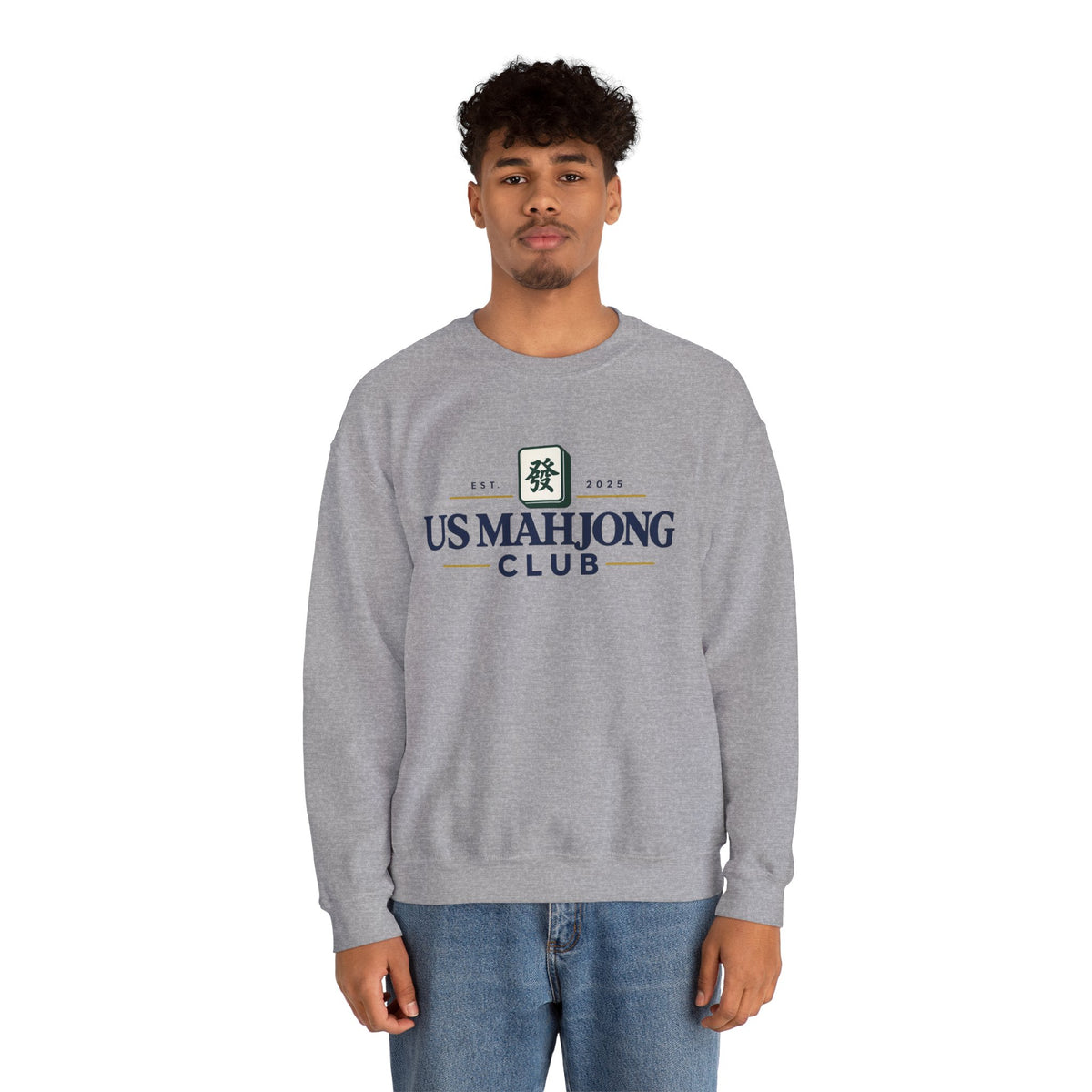 US Mahjong Club Crewneck Sweatshirt