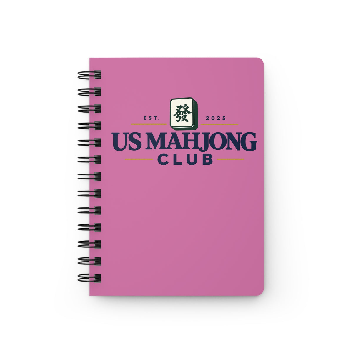 US Mahjong Club Spiral Bound Journal