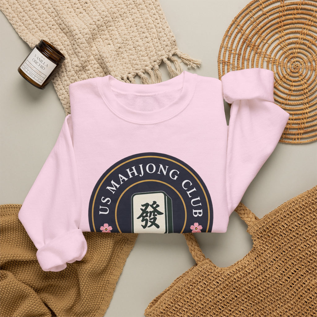 US Mahjong Club Badge Crewneck Sweatshirt