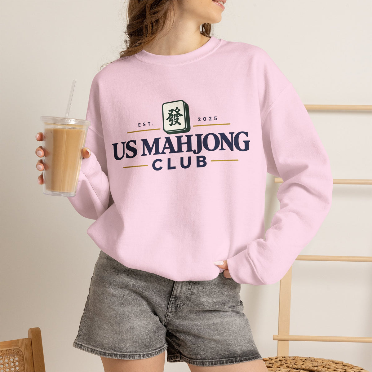 US Mahjong Club Crewneck Sweatshirt